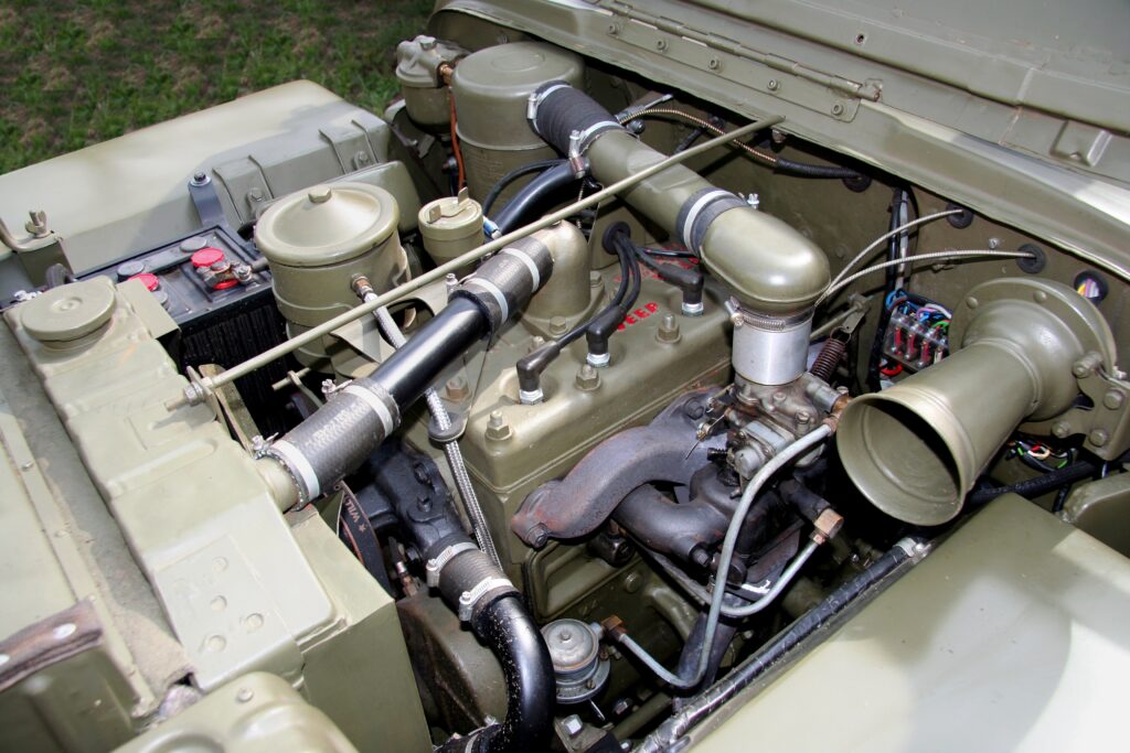 Motor del Jeep Willys MB