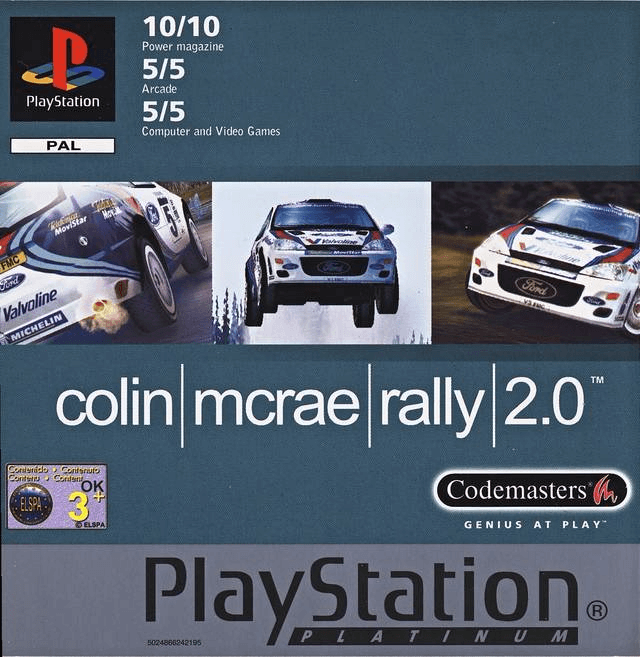 Frontal Videojuego Colin McRae Rally 2.0