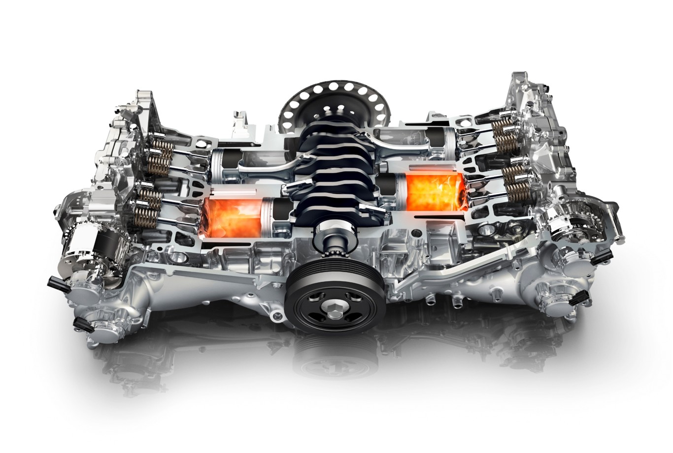 Motor bóxer y motor con cilindros opuestos: ¿Son lo mismo? 2 Motor16 motor plano boxer