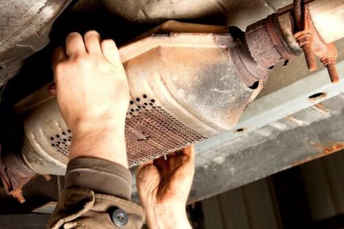 Robo de catalizadores