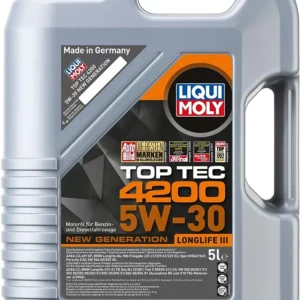  Aceite sintético para motor de la marca Liqui Moly, con  tecnología 4200 5W-30 : Automotriz